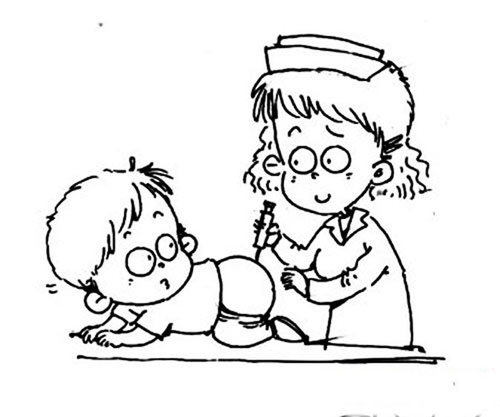 打針的小孩<a href=http://www.inspiredelm.com/jianbihua/ target=_blank class=infotextkey>簡筆畫</a>