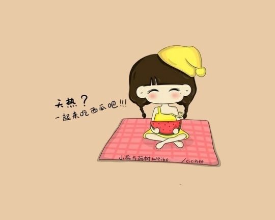 減肥少女人物簡筆