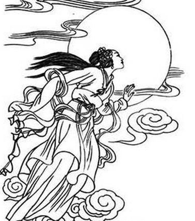 嫦娥人物簡(jiǎn)筆
