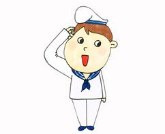 如何畫海軍？