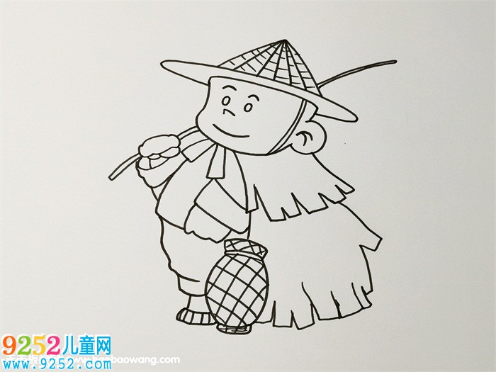 漁夫怎么畫<a href=http://www.inspiredelm.com/jianbihua/ target=_blank class=infotextkey>簡(jiǎn)筆畫</a>
