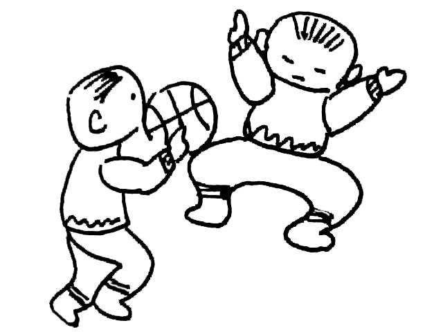 打籃球人物簡(jiǎn)筆