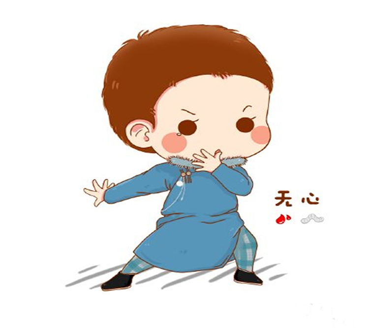 無(wú)心法師無(wú)心q版簡(jiǎn)筆畫圖片