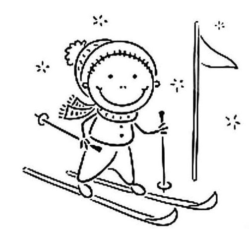 滑雪人物簡(jiǎn)筆