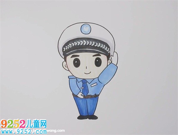 交警<a href=http://www.inspiredelm.com/jianbihua/ target=_blank class=infotextkey>簡(jiǎn)筆畫(huà)</a>