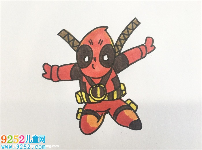 死侍怎么畫一步一步