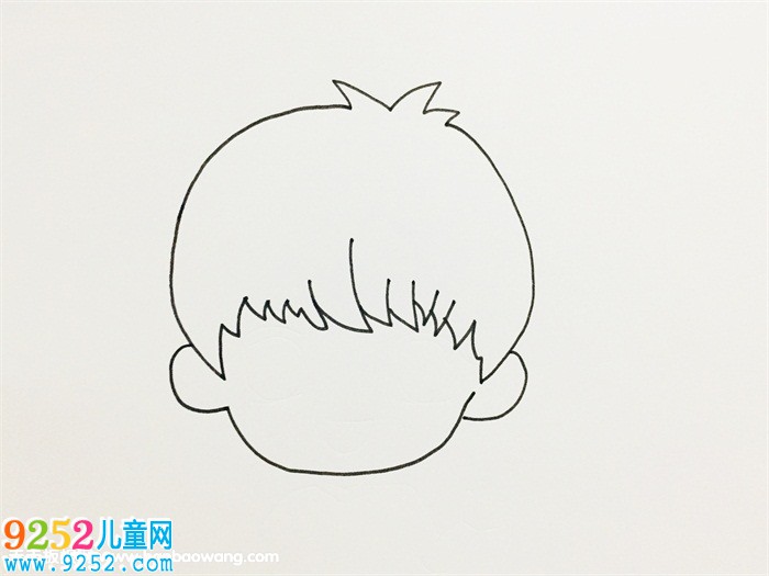 q版王源<a href=http://www.inspiredelm.com/jianbihua/ target=_blank class=infotextkey>簡(jiǎn)筆畫(huà)</a>教程