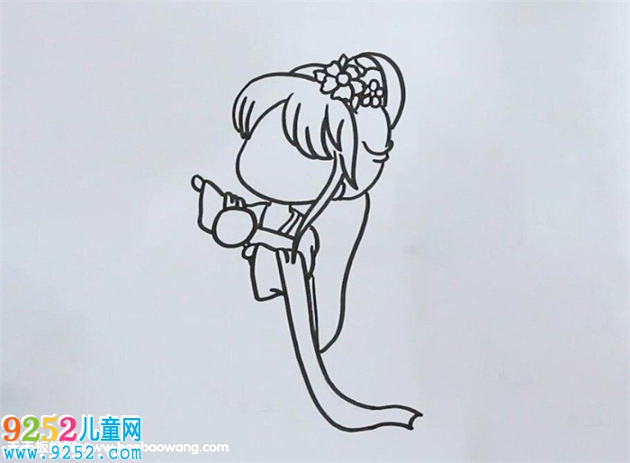 古風(fēng)女子<a href=http://www.inspiredelm.com/jianbihua/ target=_blank class=infotextkey>簡筆畫</a>