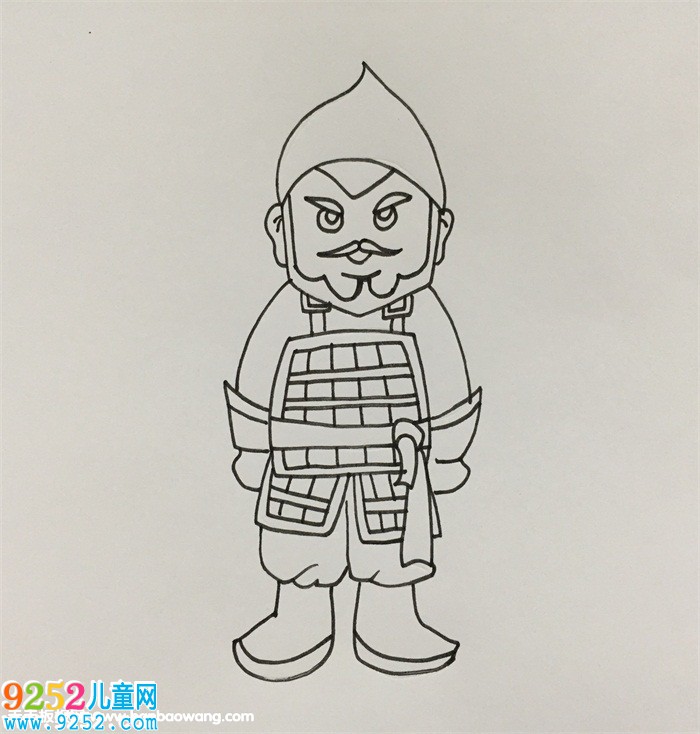 古代士兵怎么畫(huà)
