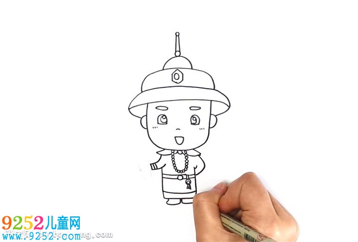 皇帝怎么畫