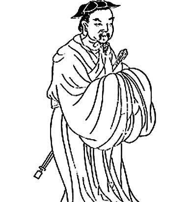 古代學(xué)者人物簡筆