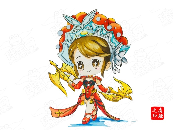 王者榮耀q版人物萌圖(18張)，王者榮耀q版<a href=http://www.inspiredelm.com/jianbihua/ target=_blank class=infotextkey>簡筆畫</a>大全