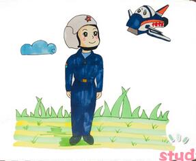 空軍簡筆畫