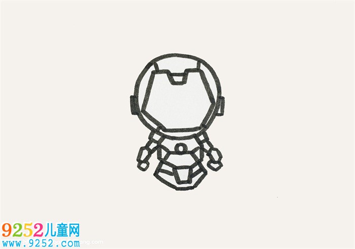 鋼鐵俠怎么畫全身