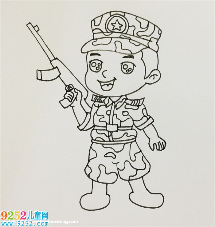 特種兵<a href=http://www.inspiredelm.com/jianbihua/ target=_blank class=infotextkey>簡筆畫</a>步驟