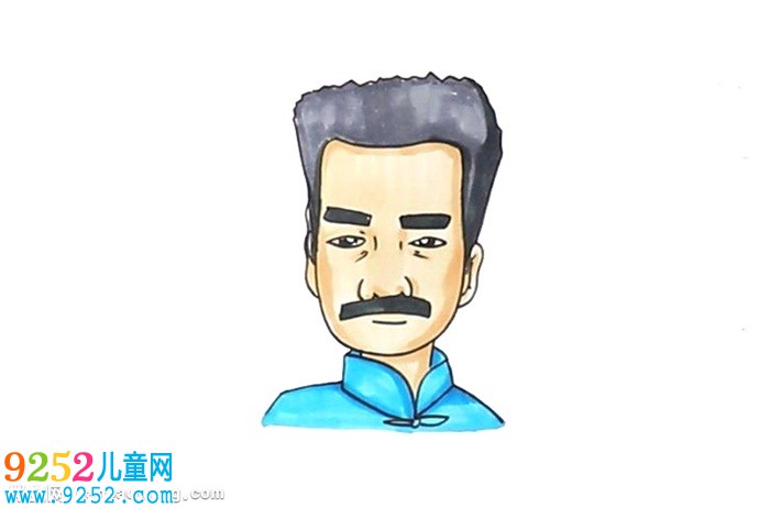 魯迅先生<a href=http://www.inspiredelm.com/jianbihua/ target=_blank class=infotextkey>簡筆畫</a>步驟