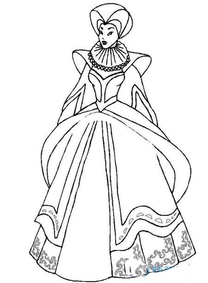 漂亮的女王<a href=http://www.inspiredelm.com/jianbihua/ target=_blank class=infotextkey>簡筆畫</a>