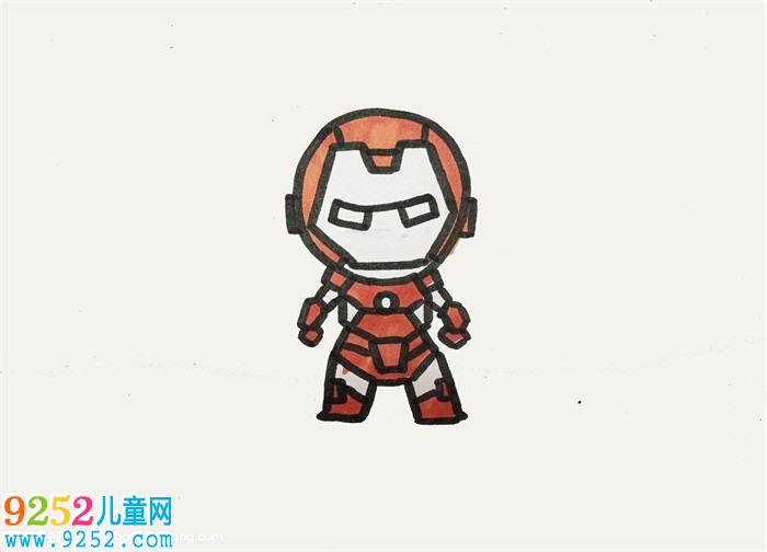 鋼鐵俠怎么畫全身