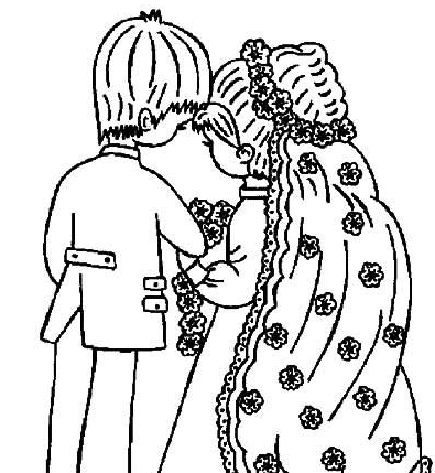 婚紗照人物簡筆