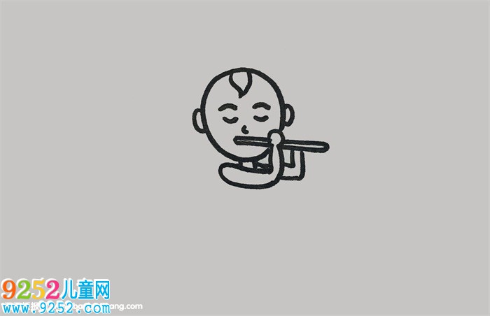 王二小放牛怎么畫