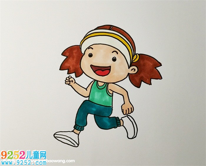 小女孩跑步<a href=http://www.inspiredelm.com/jianbihua/ target=_blank class=infotextkey>簡筆畫</a>