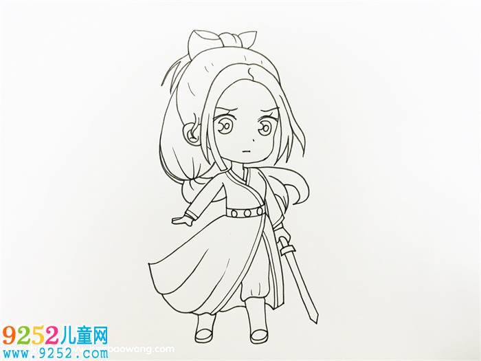 趙麗穎<a href=http://www.inspiredelm.com/jianbihua/ target=_blank class=infotextkey>簡(jiǎn)筆畫(huà)</a>教程