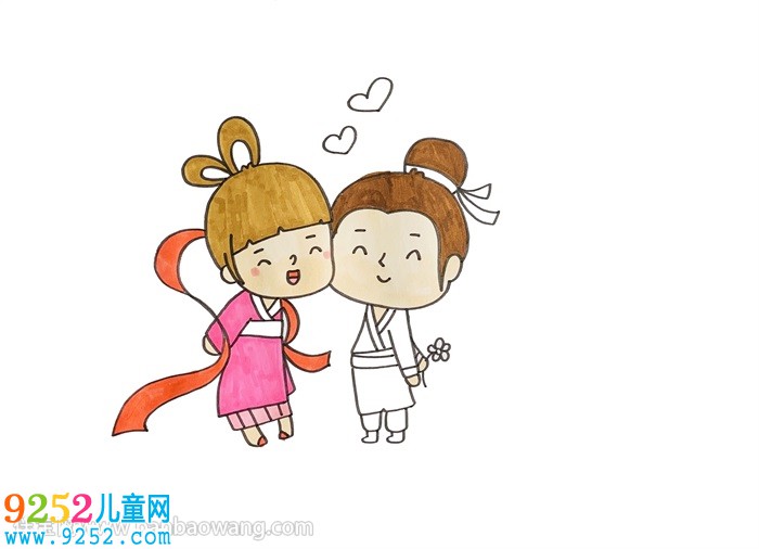 七夕乞巧<a href=http://www.inspiredelm.com/jianbihua/ target=_blank class=infotextkey>簡筆畫</a>
