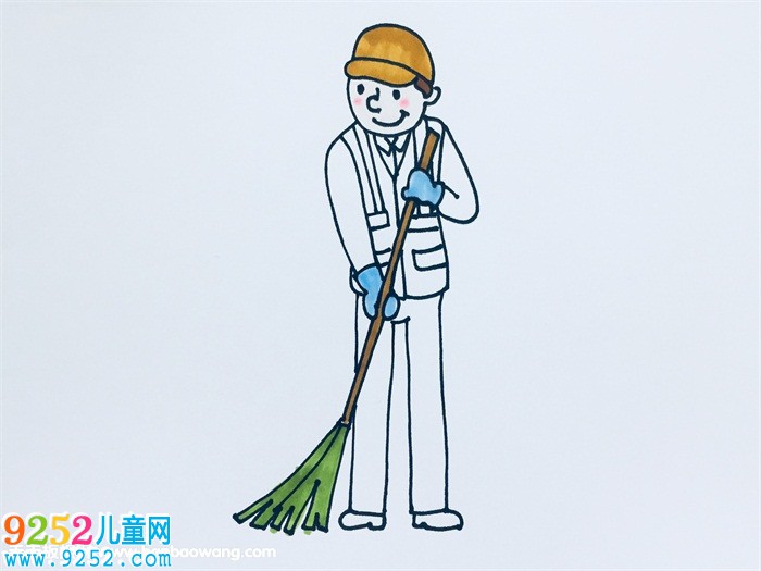 環(huán)衛(wèi)工人掃地<a href=http://www.inspiredelm.com/jianbihua/ target=_blank class=infotextkey>簡筆畫</a>