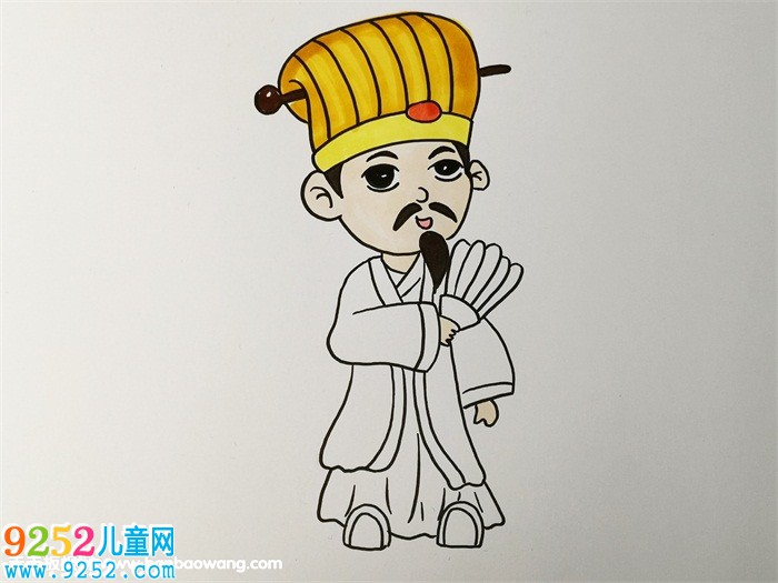 諸葛亮<a href=http://www.inspiredelm.com/jianbihua/ target=_blank class=infotextkey>簡筆畫</a>有顏色
