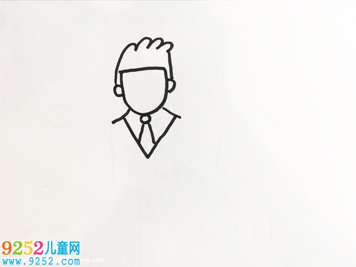 爸爸媽媽怎么畫(huà)