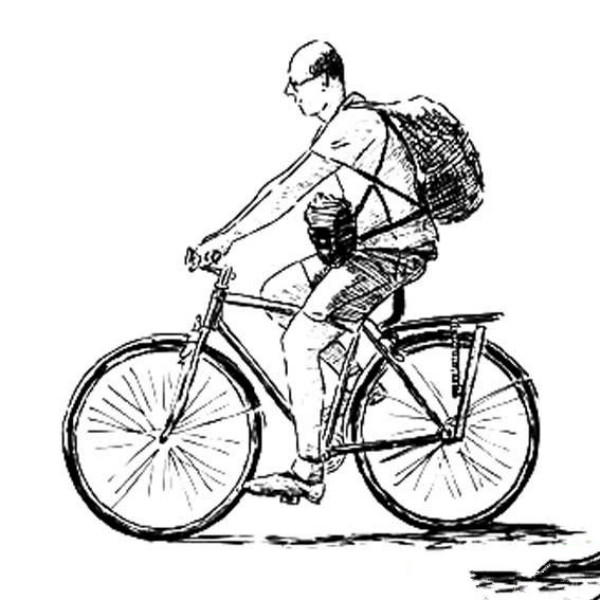 騎單車的人簡(jiǎn)筆畫