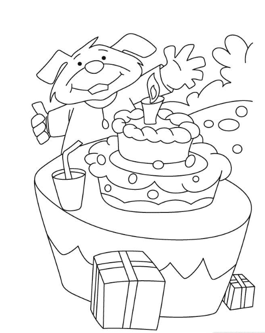 過生日簡筆