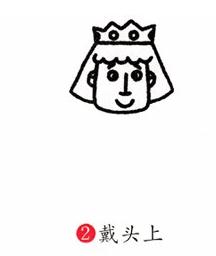 彩色王子簡筆步驟