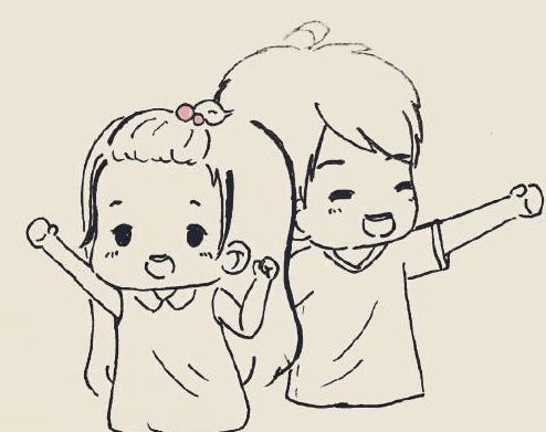 簡(jiǎn)單可愛(ài)的人簡(jiǎn)筆畫(huà)