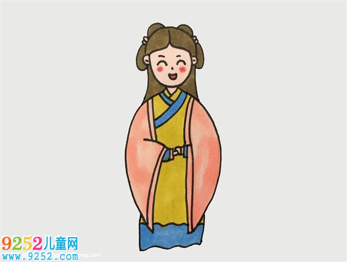古代公主的畫法
