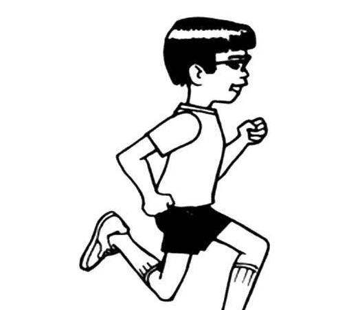 各種運動項目運動員簡筆