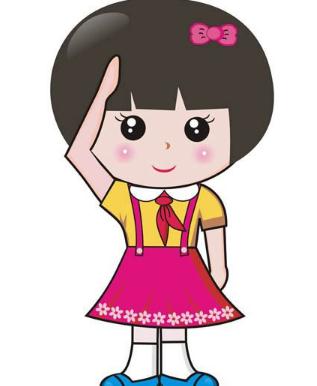 敬禮的少先隊(duì)隊(duì)員