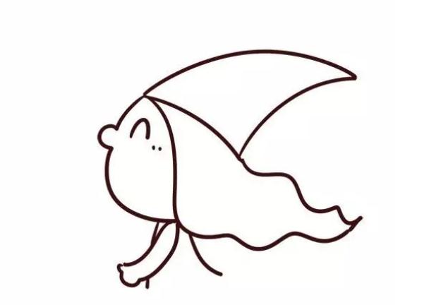 騎掃帚的女巫簡(jiǎn)筆步驟