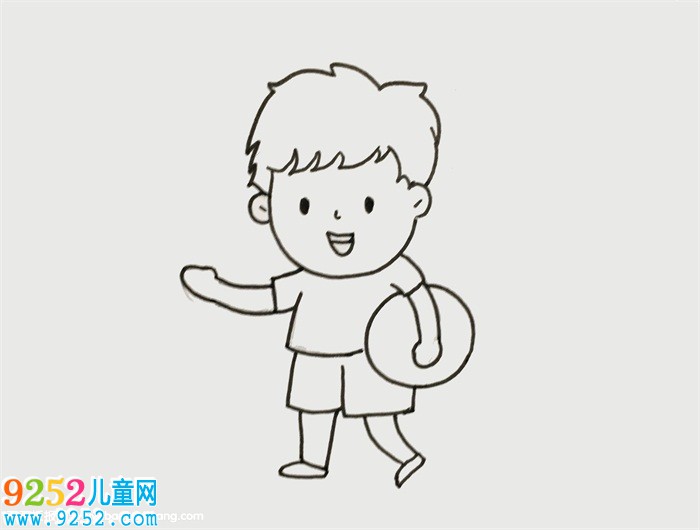 小男孩怎么畫