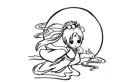 嫦娥姐姐簡(jiǎn)筆