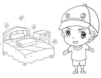 做家務(wù)的人簡(jiǎn)筆