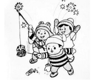 新年人物簡(jiǎn)筆
