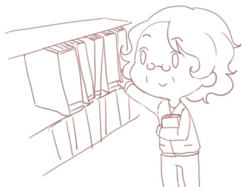 借書人物簡筆