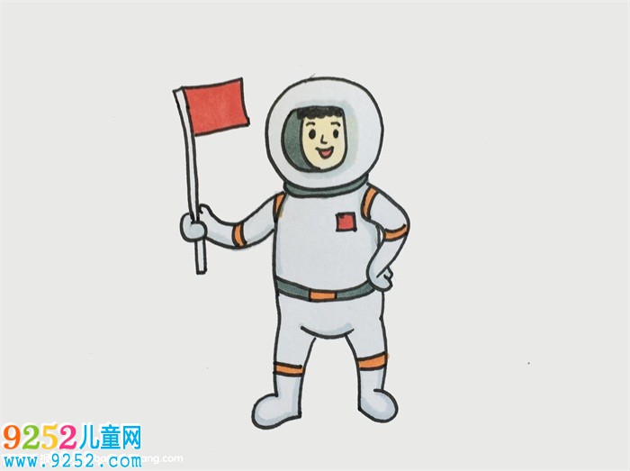 宇航員怎么畫