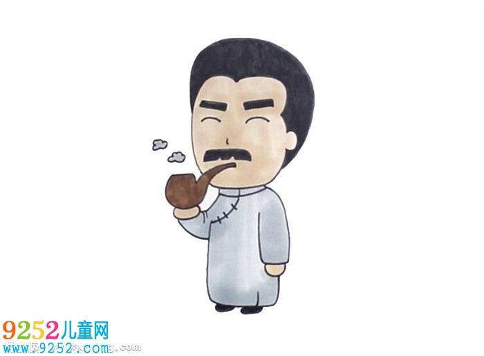 魯迅<a href=http://www.inspiredelm.com/jianbihua/ target=_blank class=infotextkey>簡筆畫</a>怎么畫