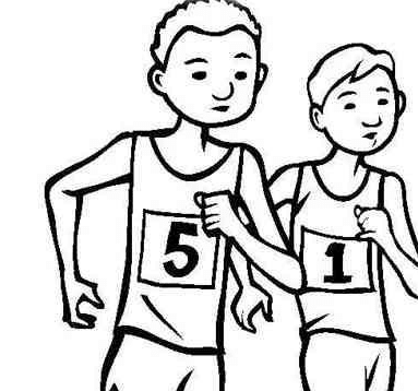 幼兒運(yùn)動的人物簡筆畫圖片_我愛運(yùn)動