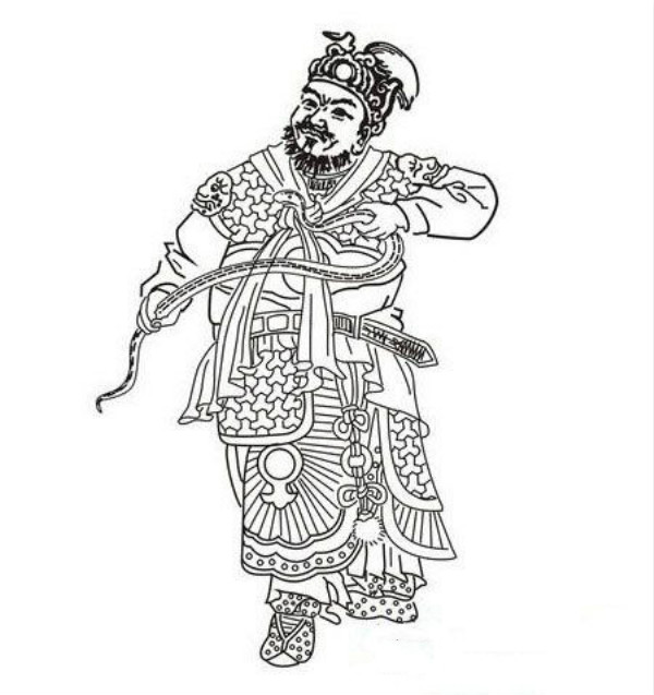 四大天王簡(jiǎn)筆畫(huà)