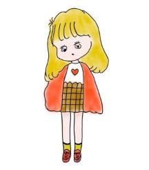 小女孩簡(jiǎn)筆畫漂亮可愛，畫小女孩簡(jiǎn)單又可愛