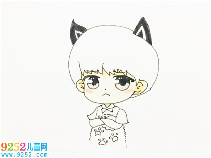 易烊千璽<a href=http://www.inspiredelm.com/jianbihua/ target=_blank class=infotextkey>簡筆畫</a>教程