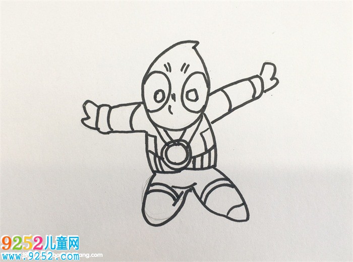 死侍怎么畫一步一步